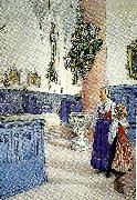 Carl Larsson kristine kyrka France oil painting artist